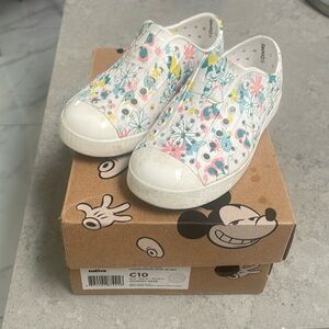 Native x Disney Jefferson Minnie mouse floral print shoes